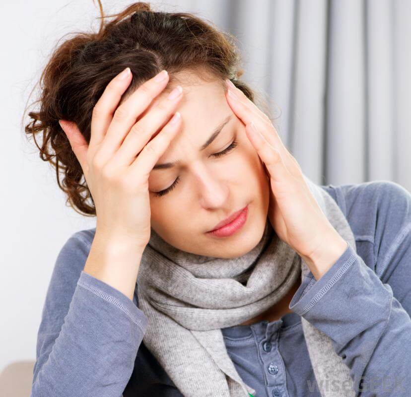 Woman Having Headache