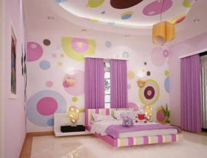 Ideas for colorful bedrooms.